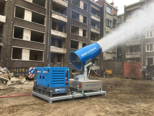 DUST SPRAY CANNON 5 Fog Cannon for dust control in oman