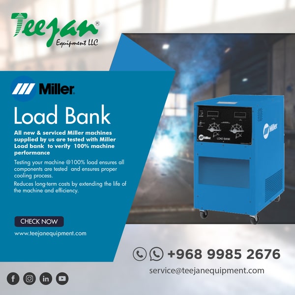 Miller load bank for testing miller performance and durability in oman
